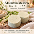 Mountain Meadow Bath Fizz — 4 oz styled product photograph