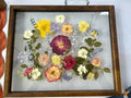 Colorful Flower Garden — 8×10 Pressed Flower Art